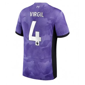 Liverpool Virgil van Dijk #4 Tredje Tröja 2023-24 Kortärmad